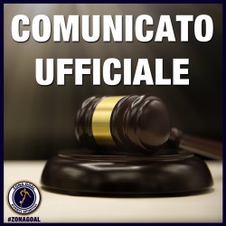 Giudice Sportivo: on line il comunicato ufficiale