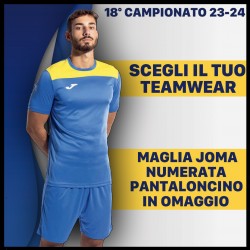 Fino al 15 Settembre le divise da gioco Joma sono in omaggio